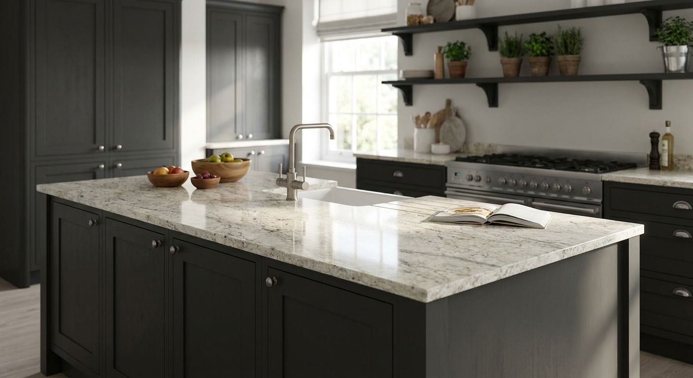 Best granite colors for dark kitchen cabinets