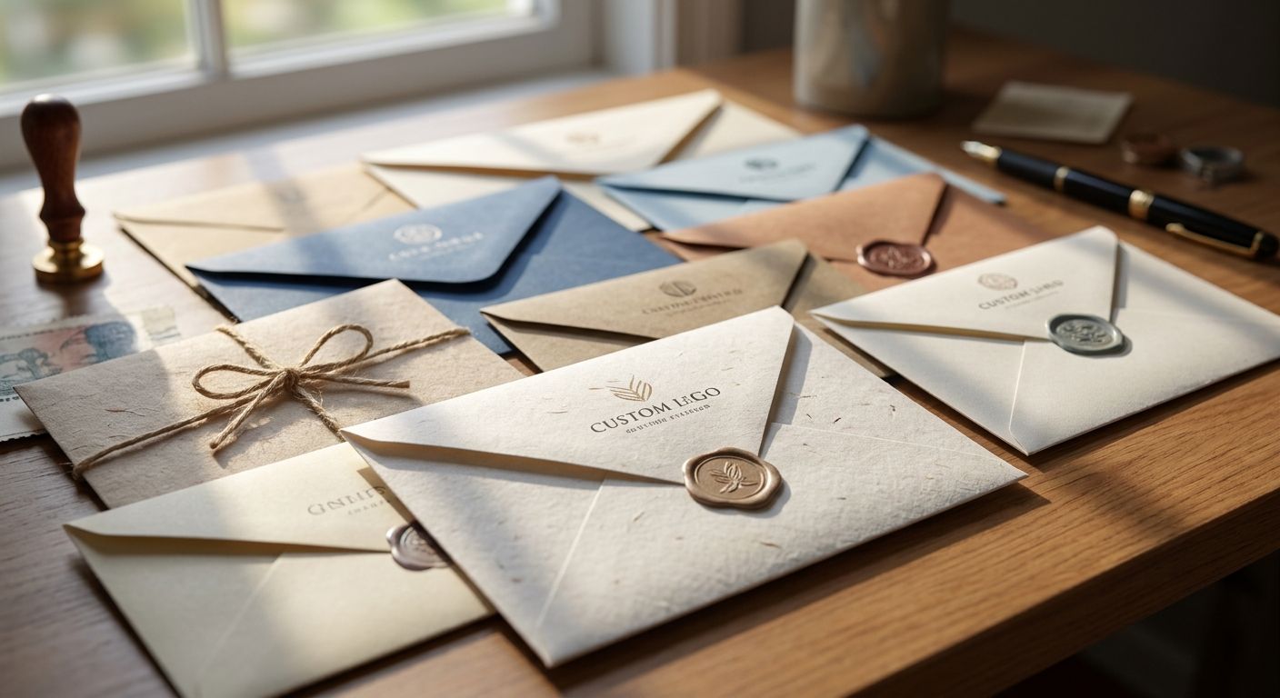 Custom envelopes for direct mail campaigns