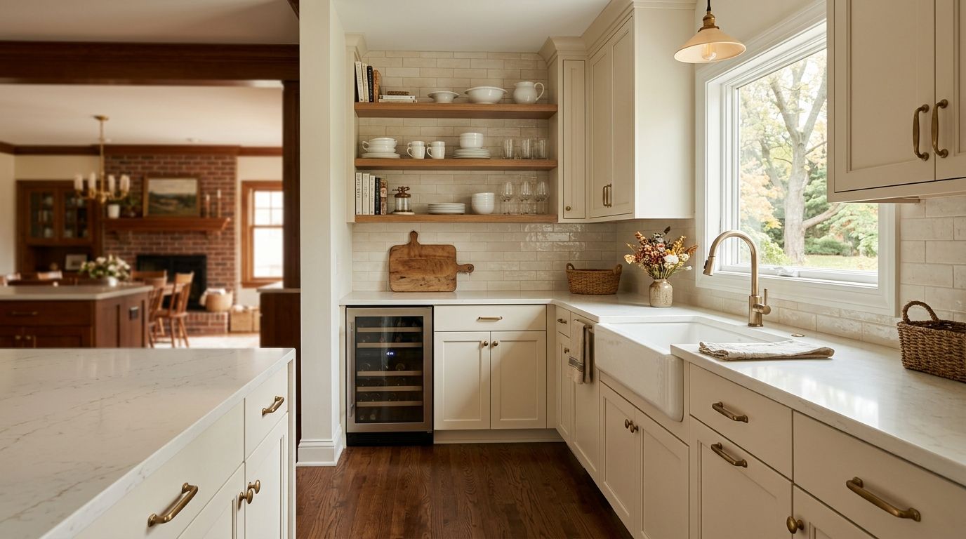 Butler's pantry additions for Central Iowa kitchens