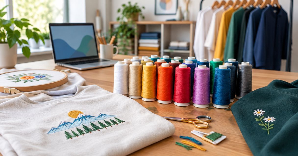Best embroidery thread types for custom apparel in 2026