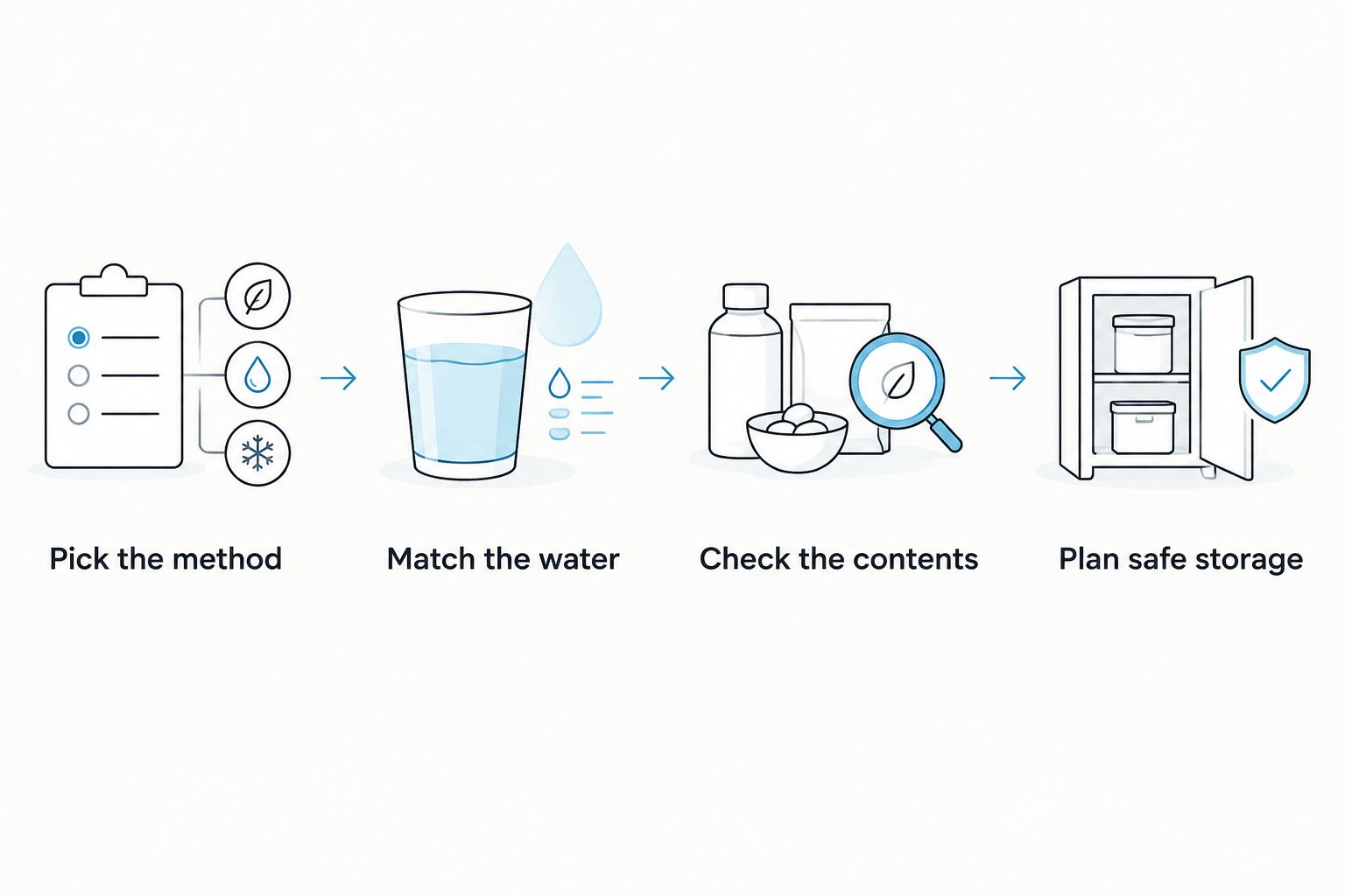 Four steps for choosing fishing gear, from selecting the method to planning safe storage