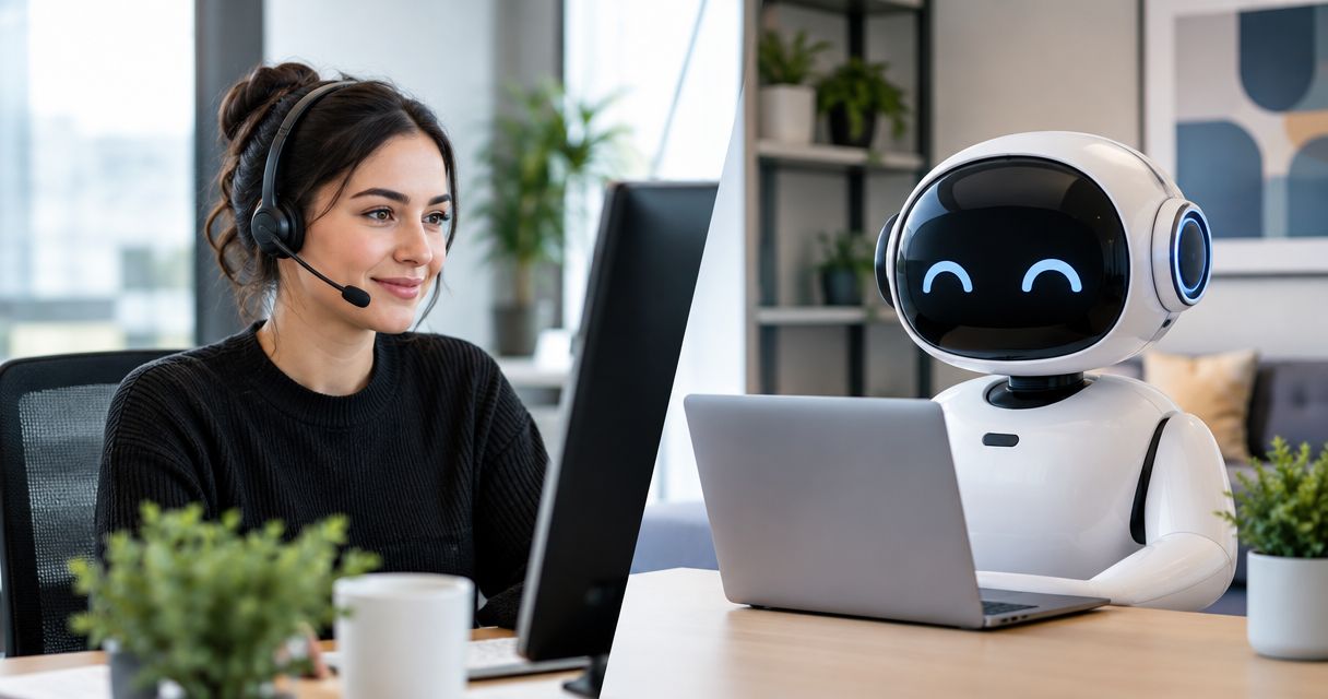 Is an AI agent better than a live chat operator for lead capture?