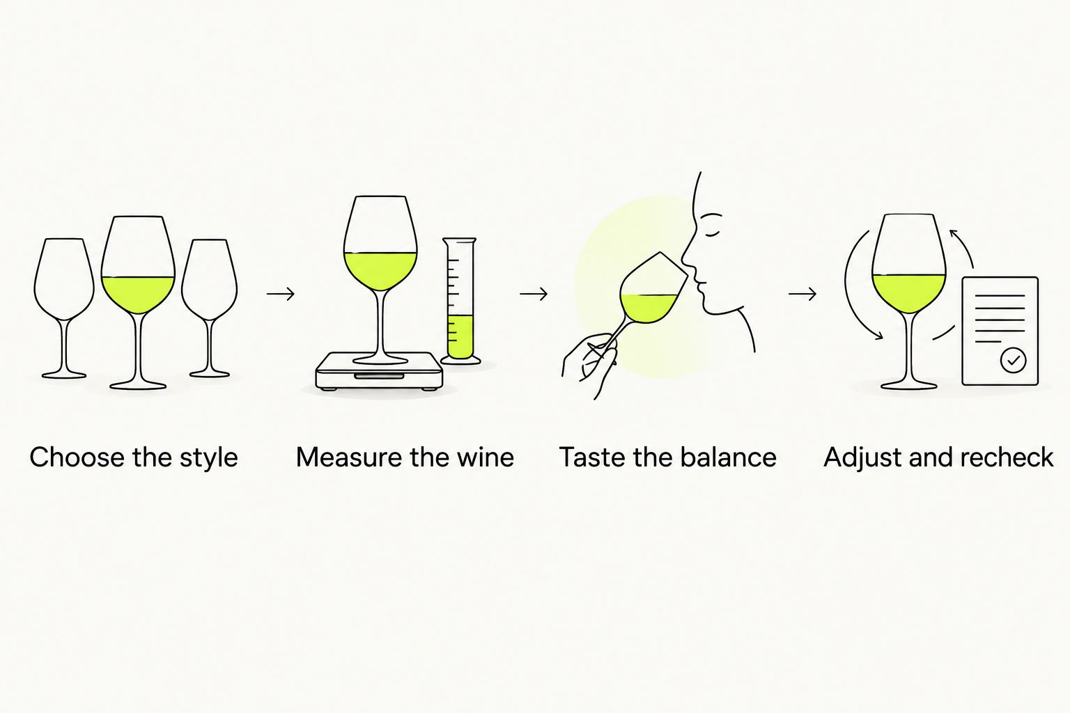 Four steps for choosing, measuring and adjusting wine serving temperature