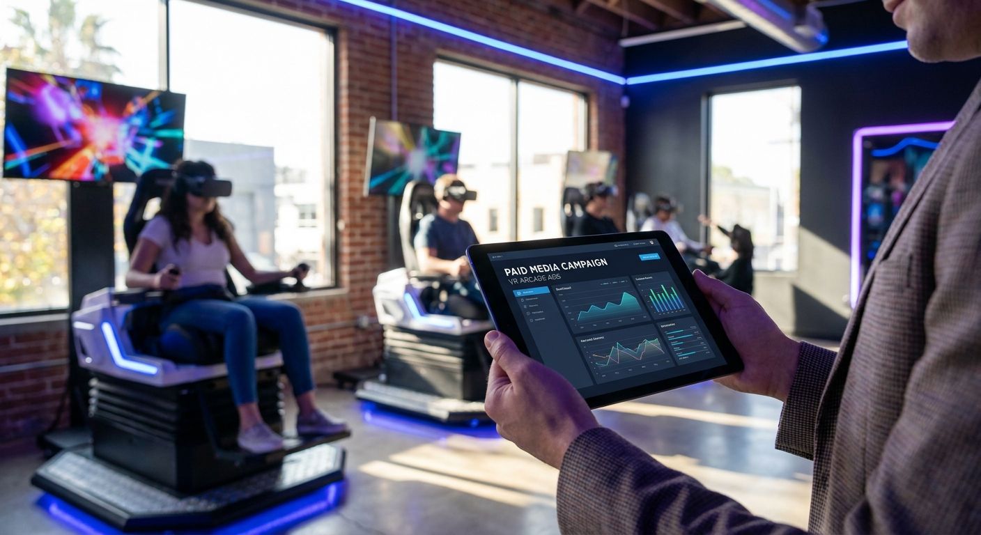 Paid media for VR arcades