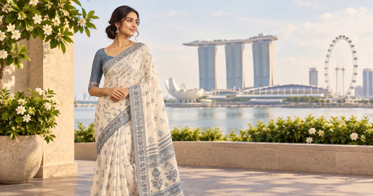 Cotton sarees for everyday wear in Singapore
