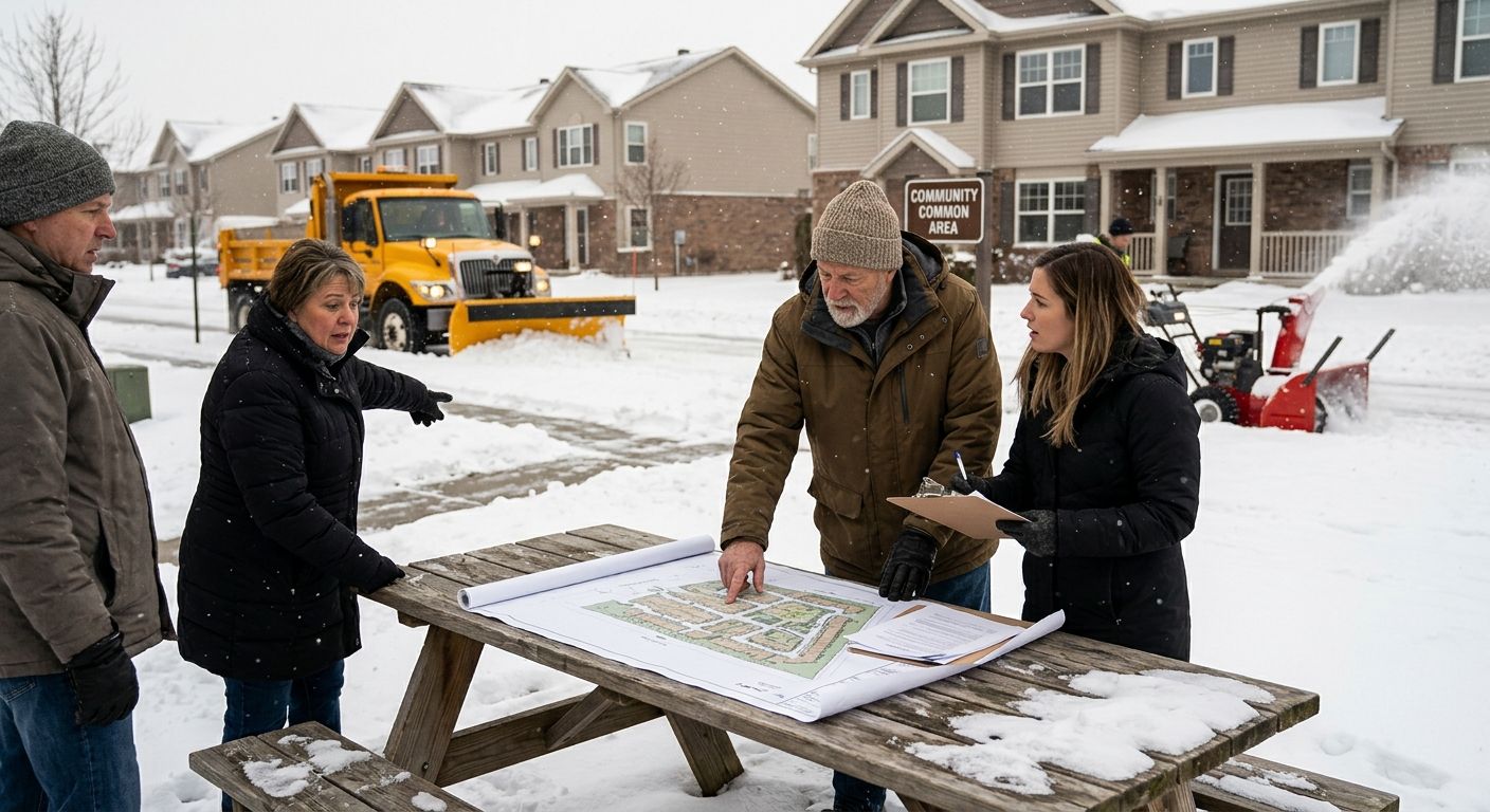 Can HOAs switch snow removal contractors mid-season?