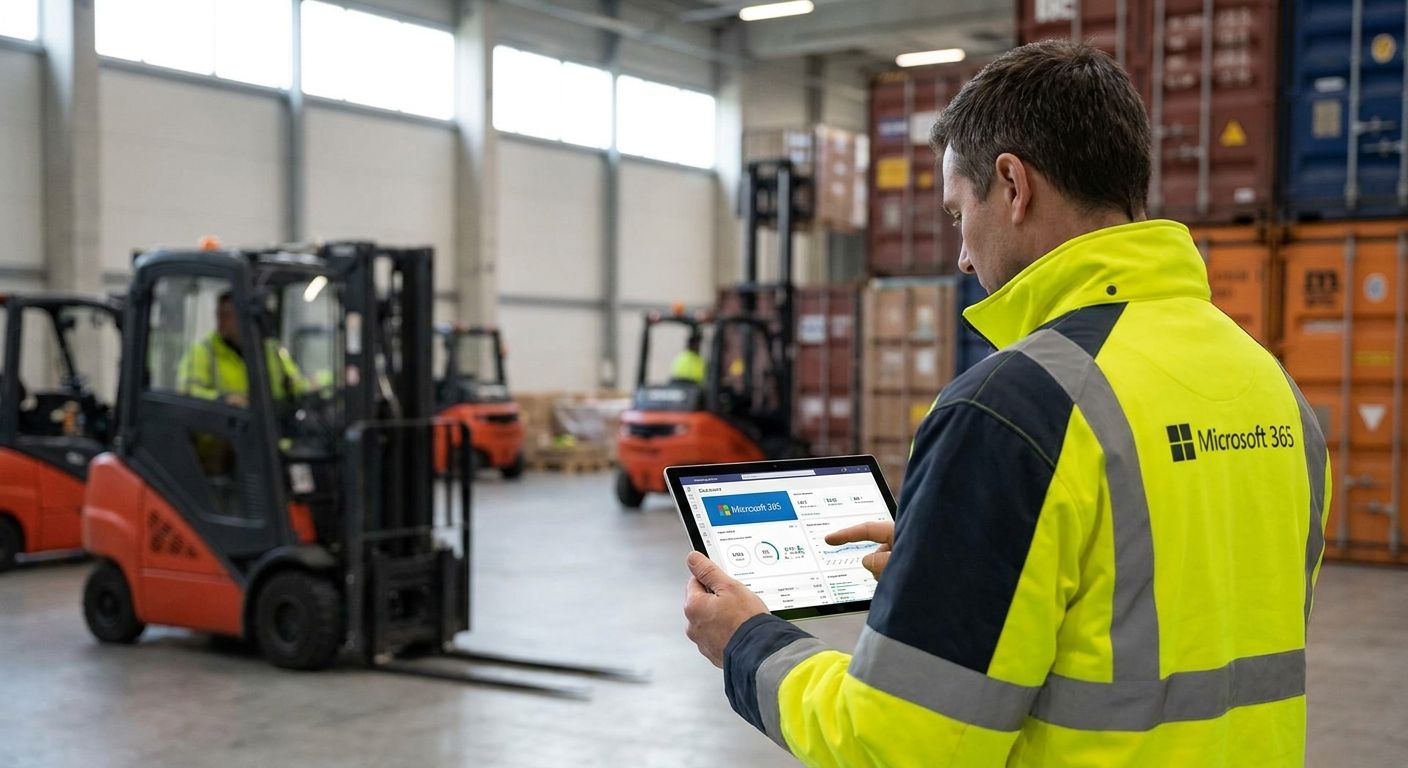 Microsoft 365 for transport and logistics companies