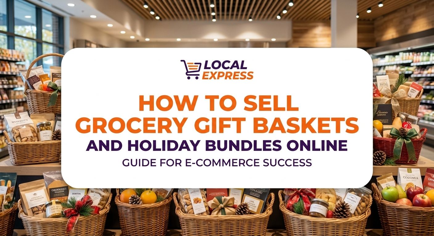 How to sell grocery gift baskets and holiday bundles online