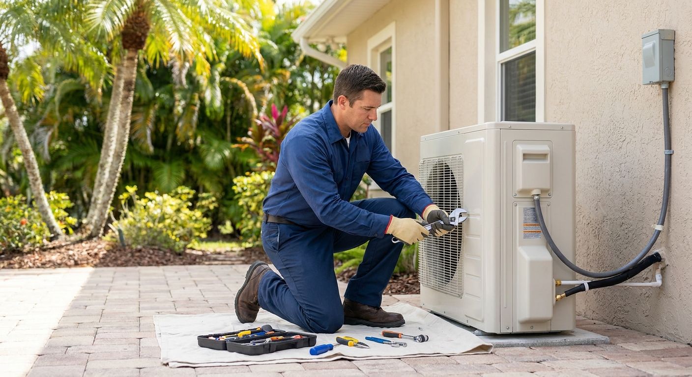 Heat pump installation for Stuart FL homeowners