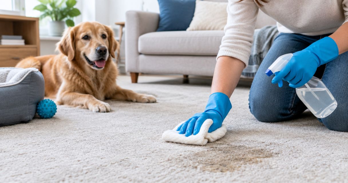 Best ways to remove pet stains and odor from carpet