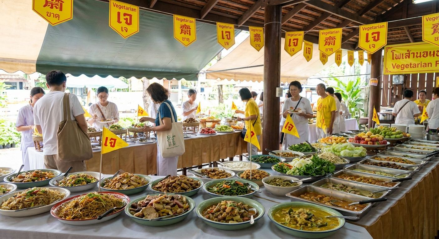 บุฟเฟ่ต์เทศกาลกินเจ ใกล้ฉัน