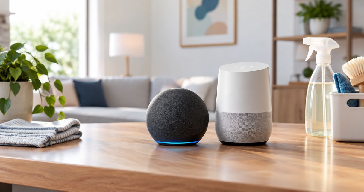How to connect Alexa or Google Home to your cleaning day routine