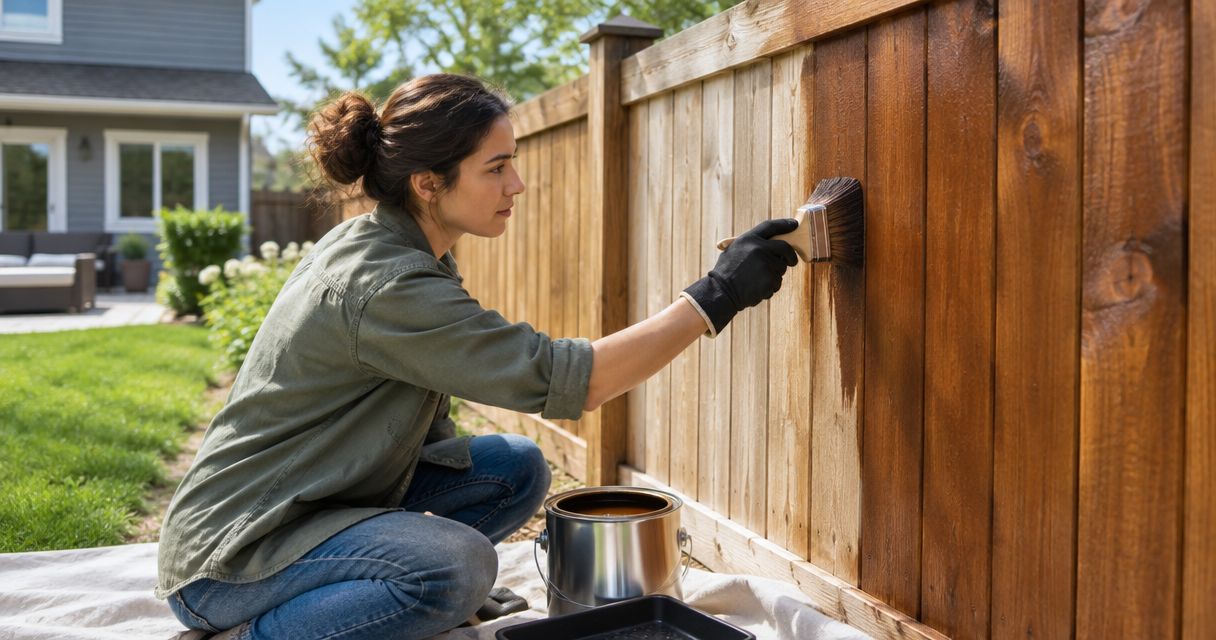 Fence staining for new homeowners: complete 2026 guide