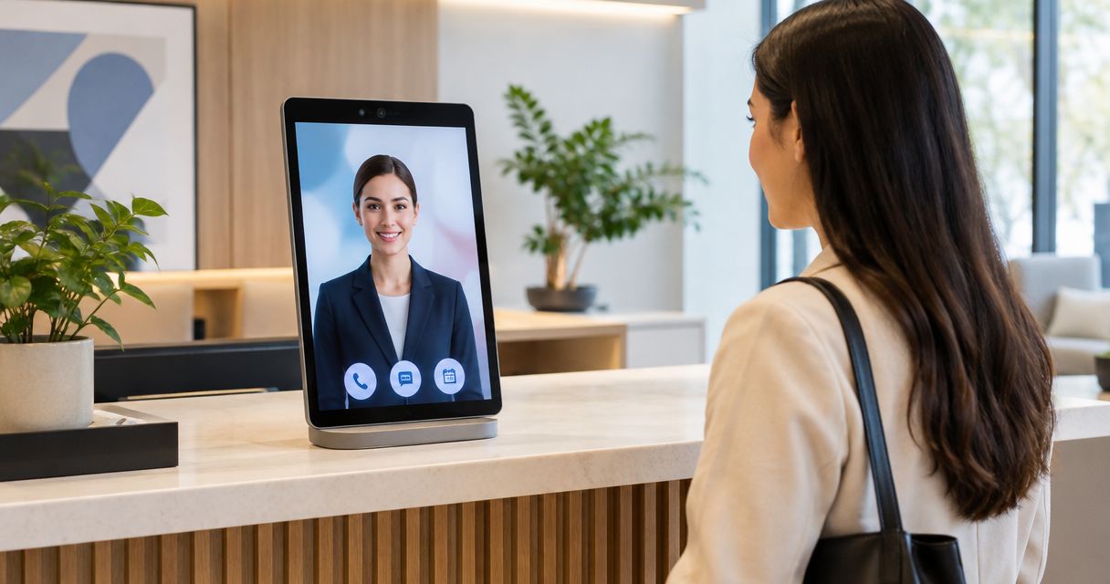 How does an AI receptionist actually work?