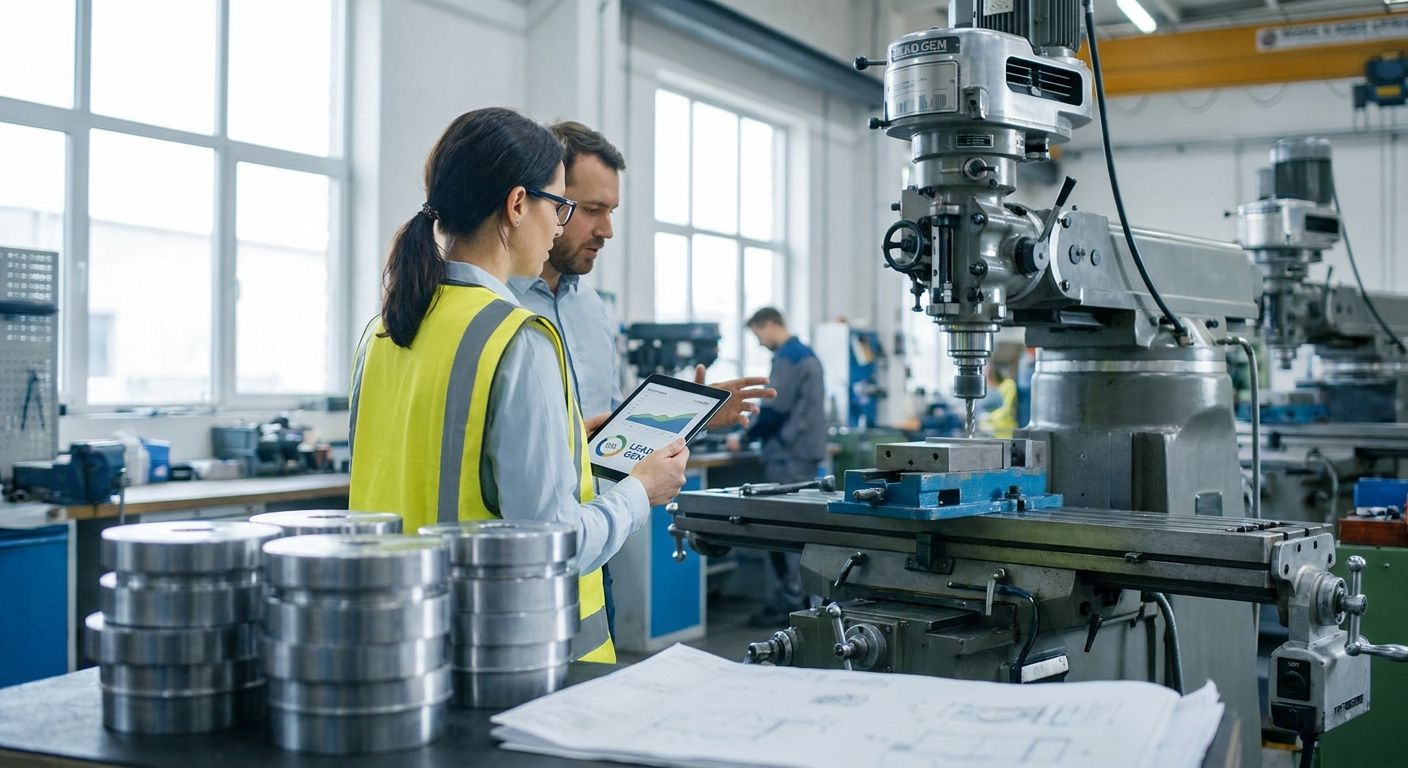 Lead generation for CNC machine shops