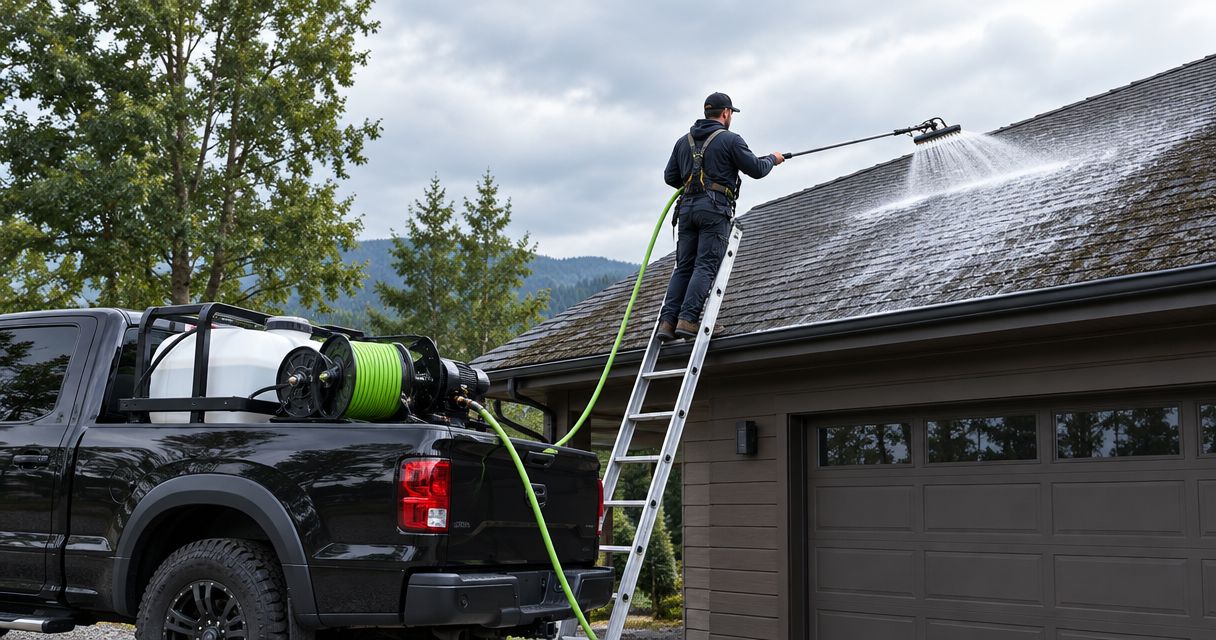 Best soft wash attachments for shingle roof cleaning 2026