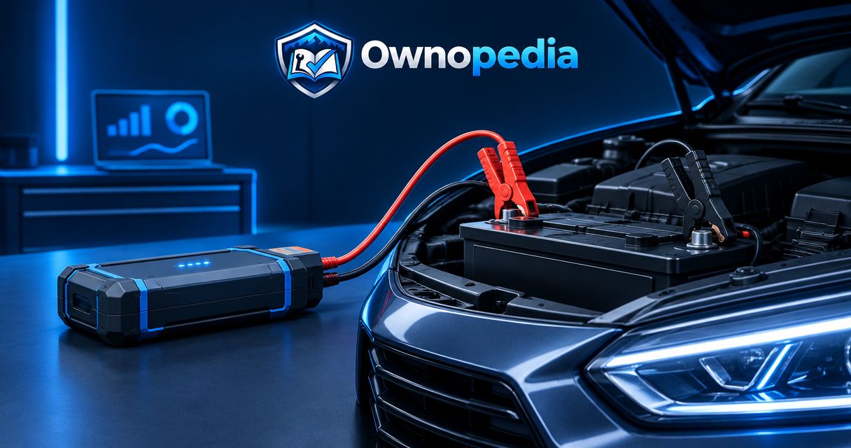 How to connect a jump starter to a dead car battery safely