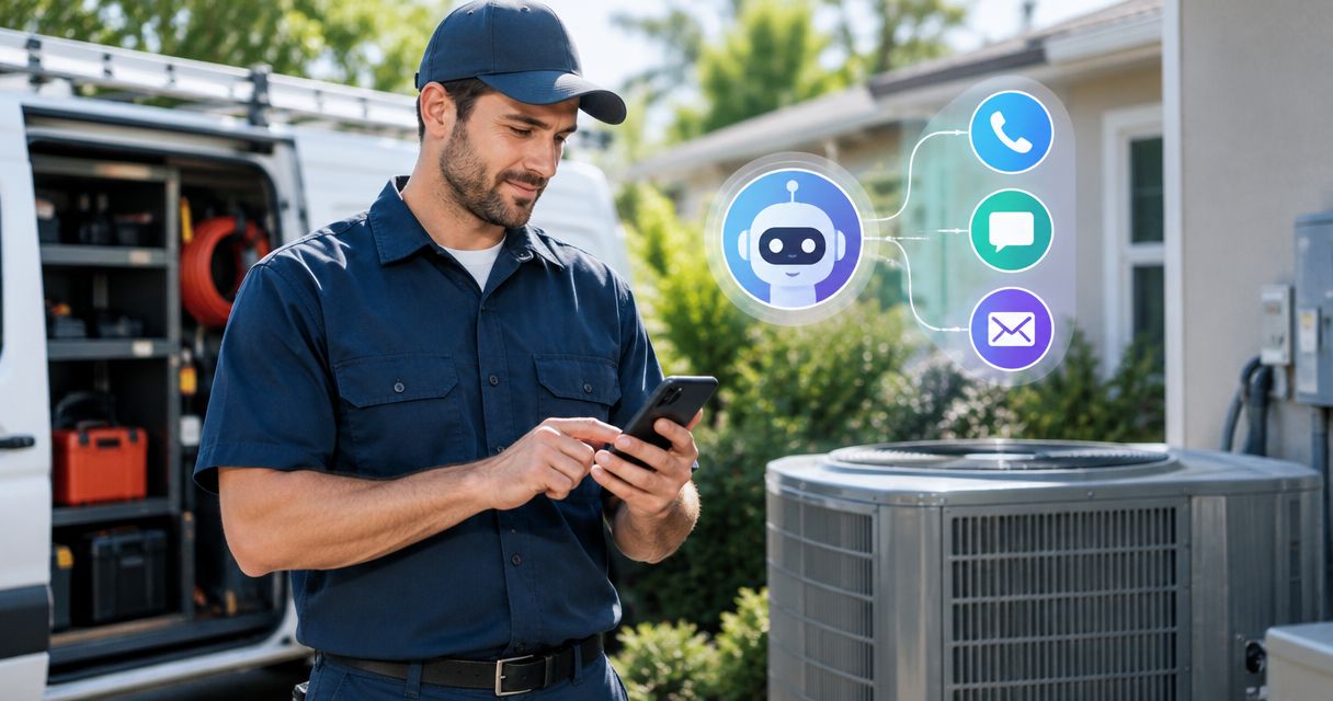 Can AI follow up with HVAC leads who don't answer calls?