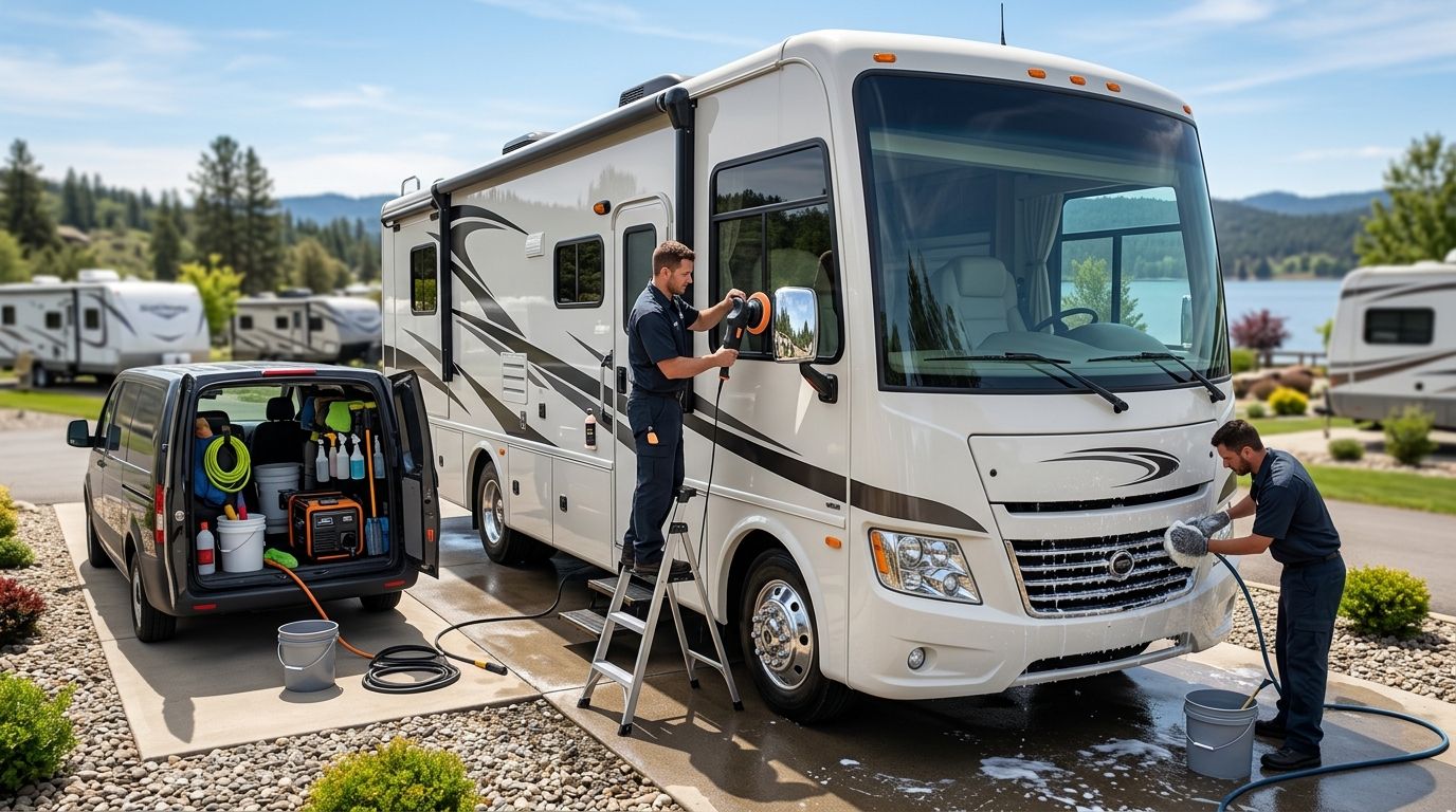 Best mobile detailing packages for RV owners compared