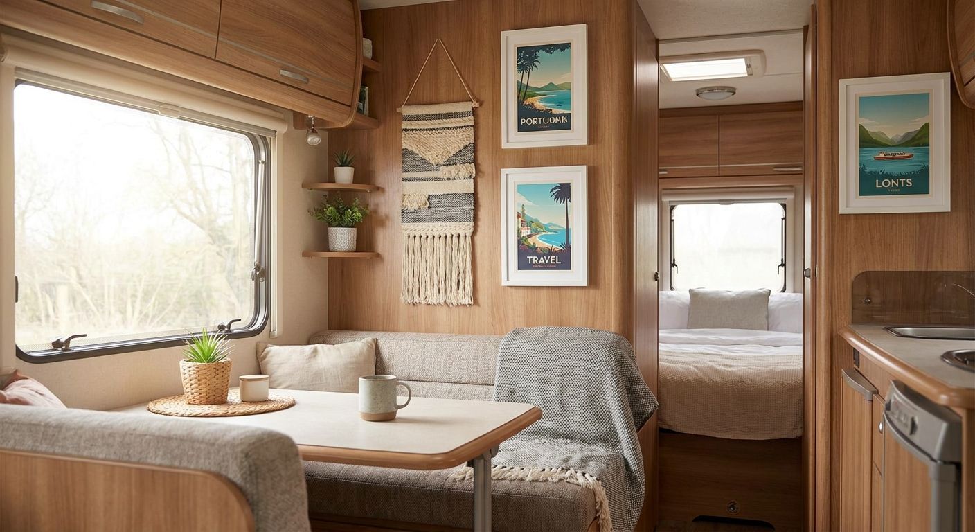 Wall art for caravans and motorhomes