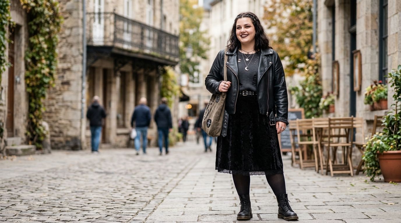 How to style plus size gothic clothing for everyday wear