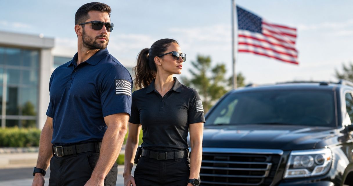 Patriotic apparel for private security companies: complete 2026 guide