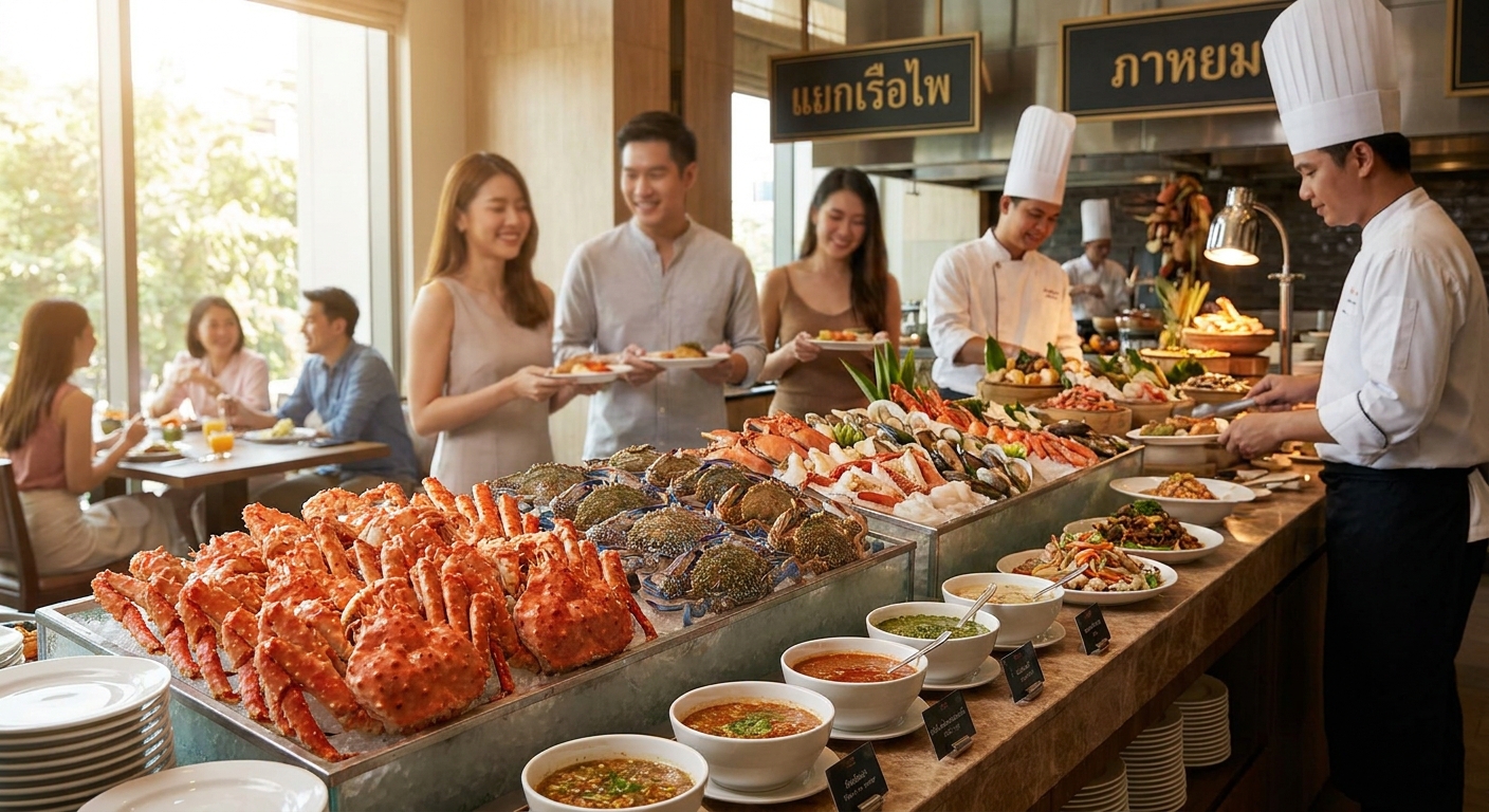 Best crab buffet restaurants in Bangkok