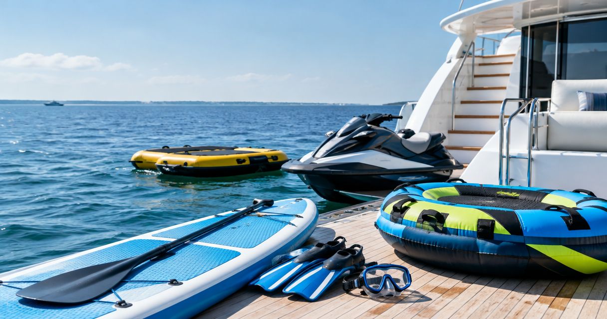How to pair water toys with your Hamptons yacht charter