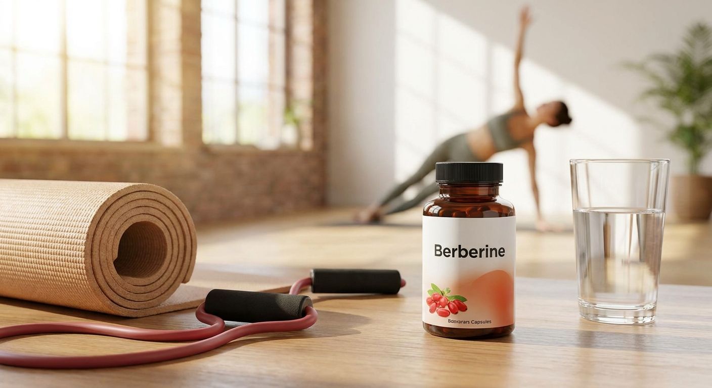 Berberine supplement for yoga and Pilates practitioners