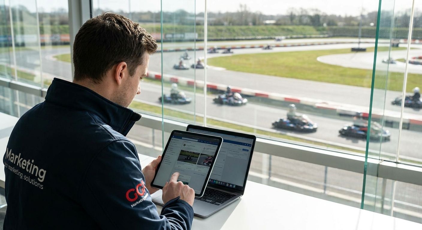 Paid media for karting tracks