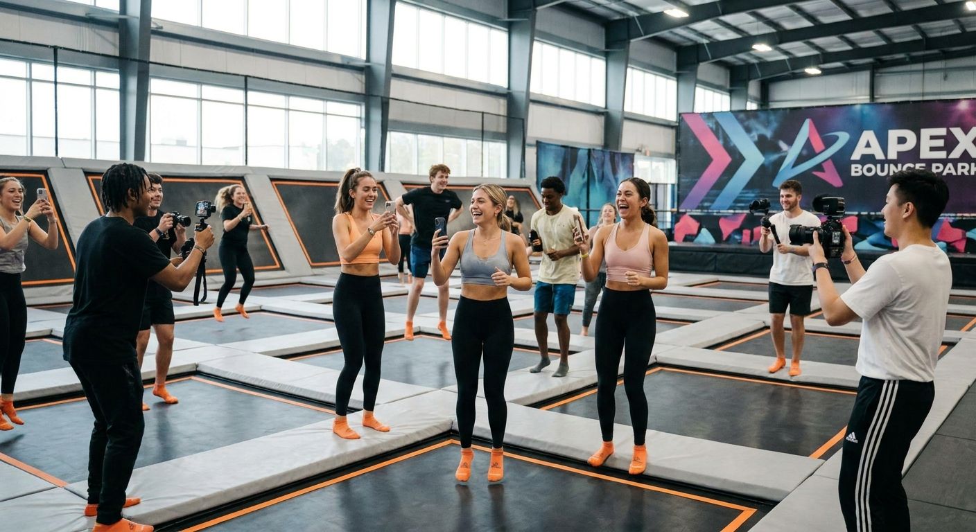 Influencer marketing for trampoline parks
