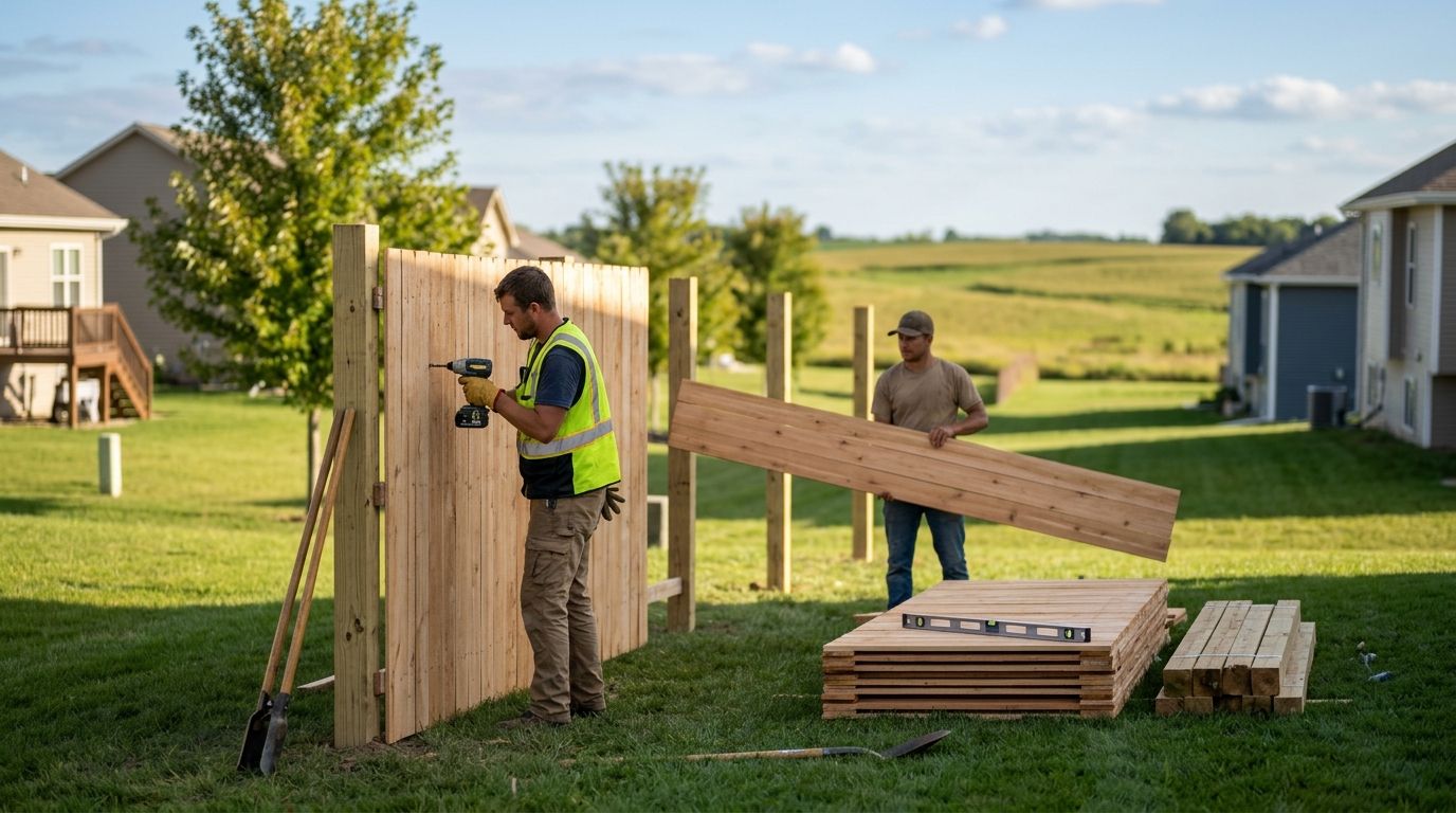 How much does fence installation cost in Central Iowa?