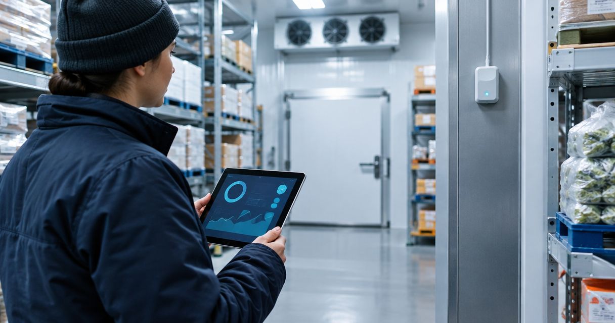 Can you monitor a cold storage facility without new wiring?