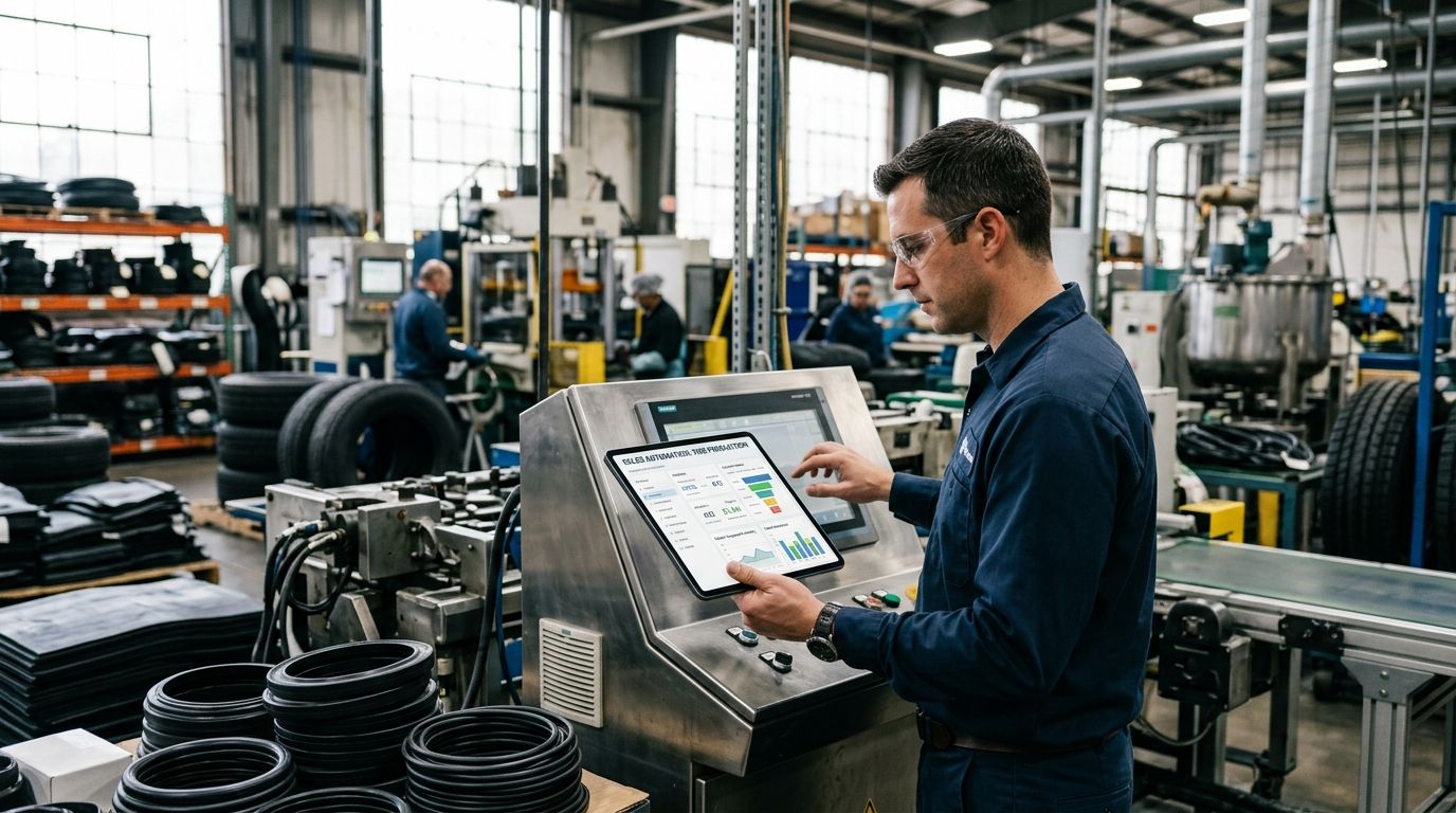 Sales automation for rubber products manufacturers
