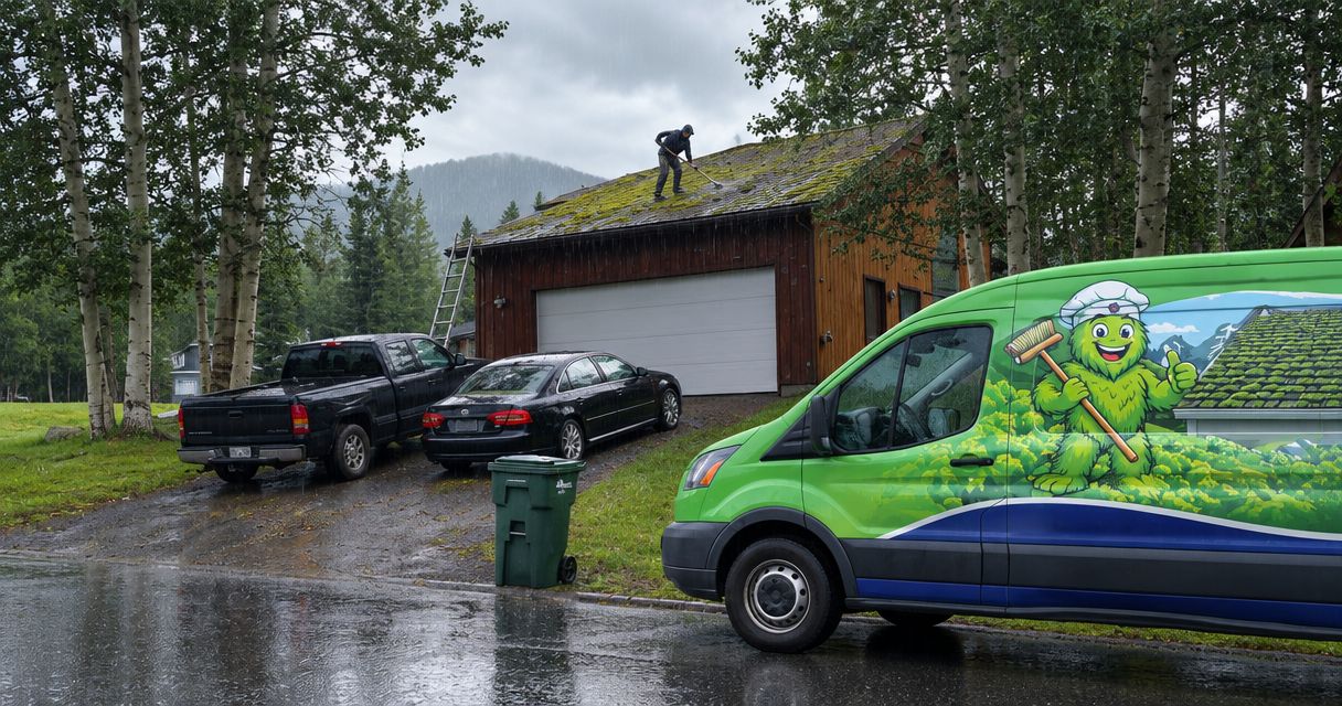 Can rain wash away moss treatment before it works?