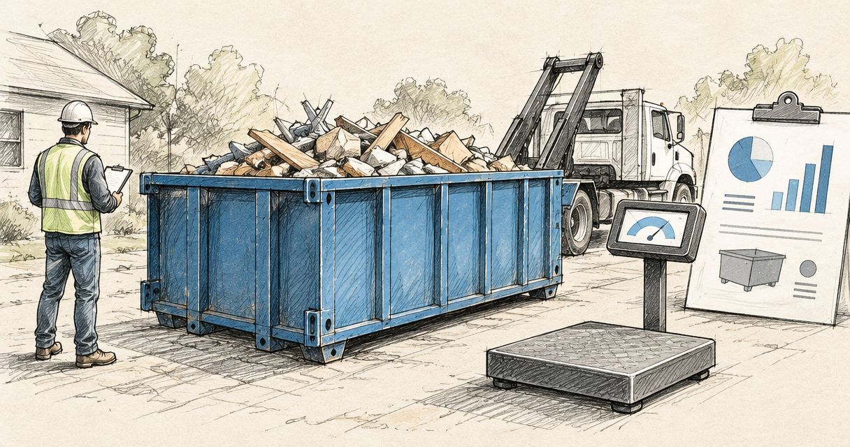 10 yard dumpster rental cost by weight limit 2026