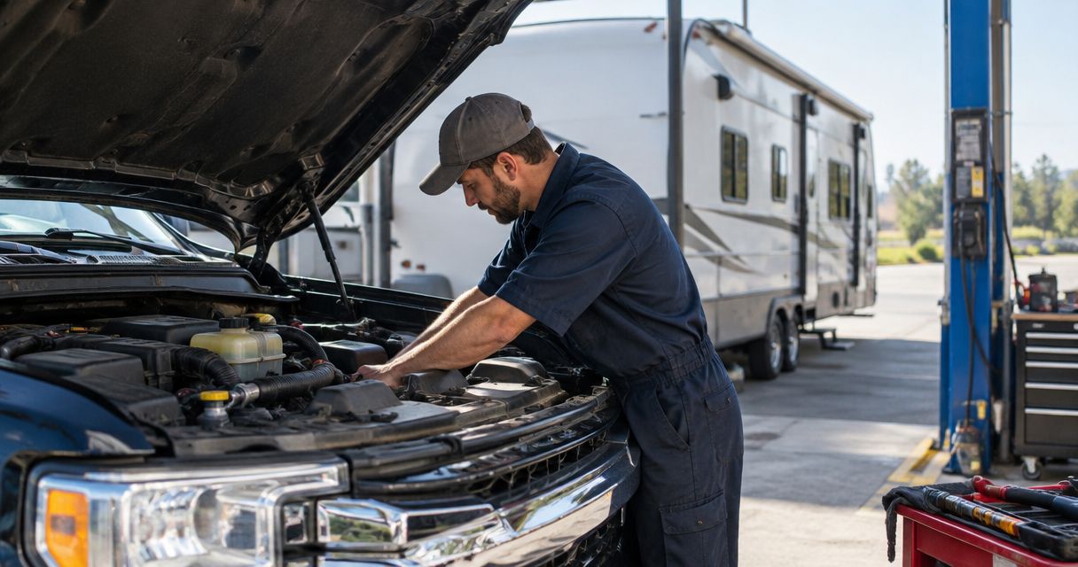 Engine repair shop for RV and tow vehicle owners: complete 2026 guide