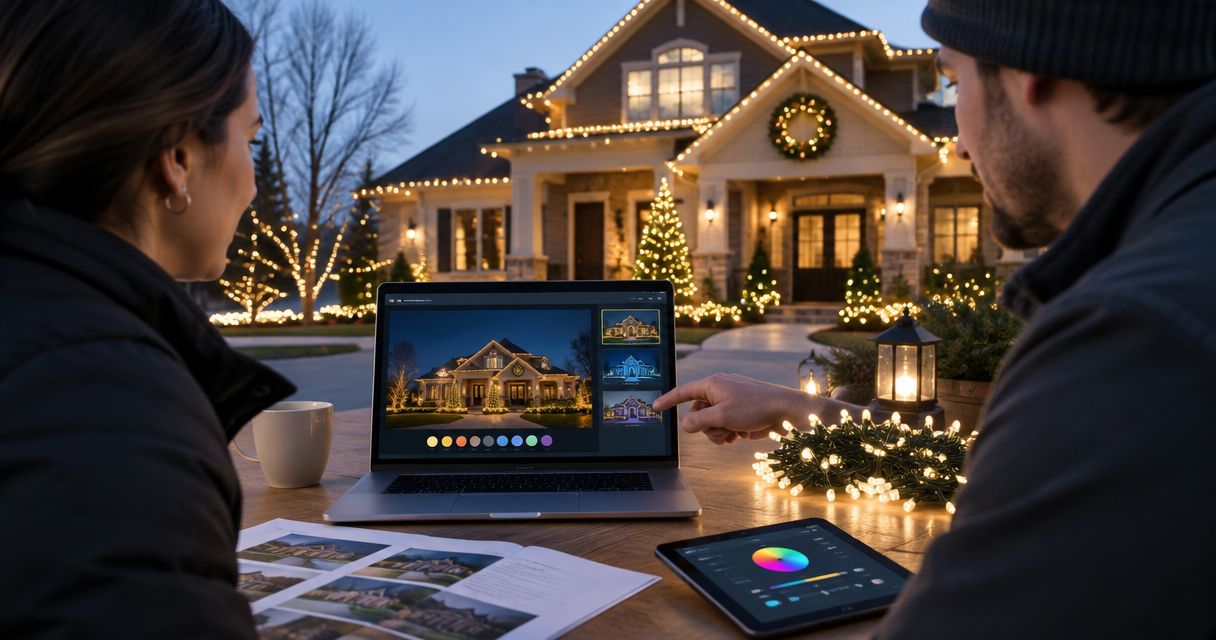 Design consultation to installed christmas lights: 2026 workflow