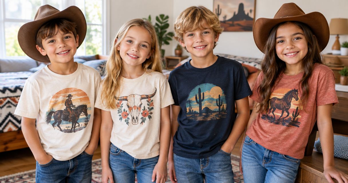 Best western t shirts for kids in 2026