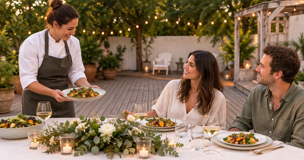 How to plan a vegetarian private chef dinner party