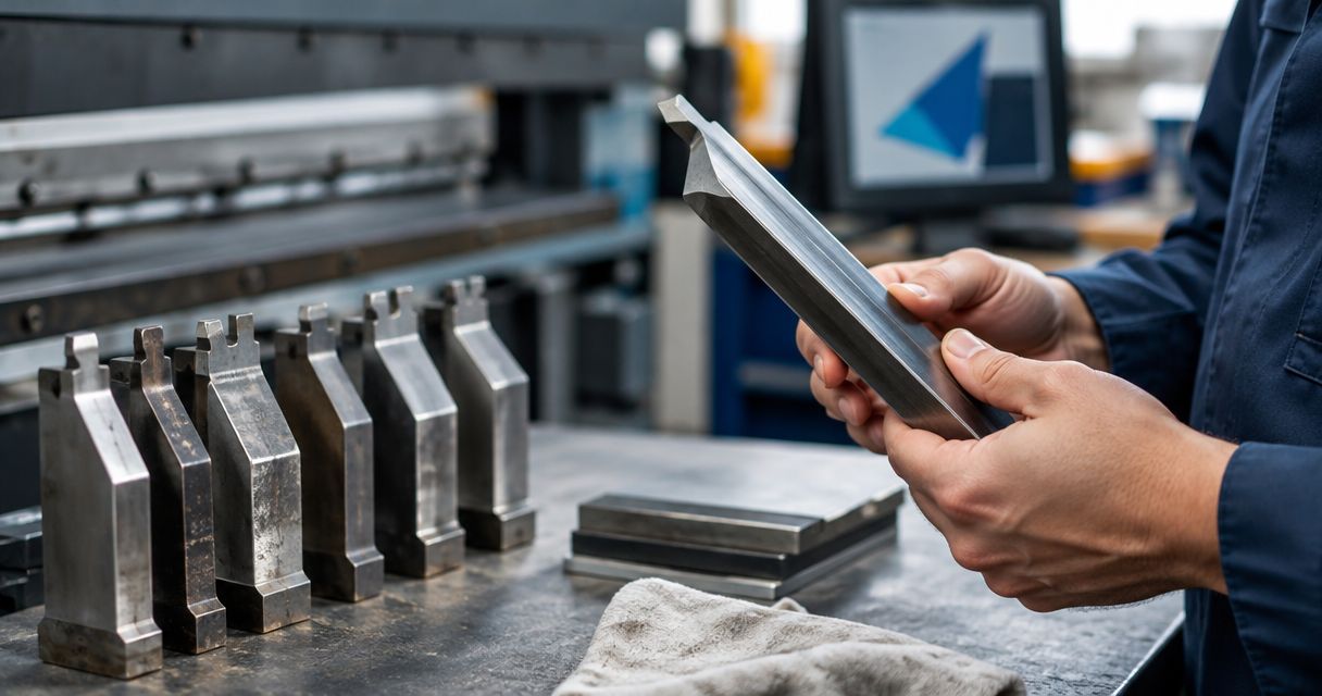 Can worn press brake punches be reground instead of replaced?