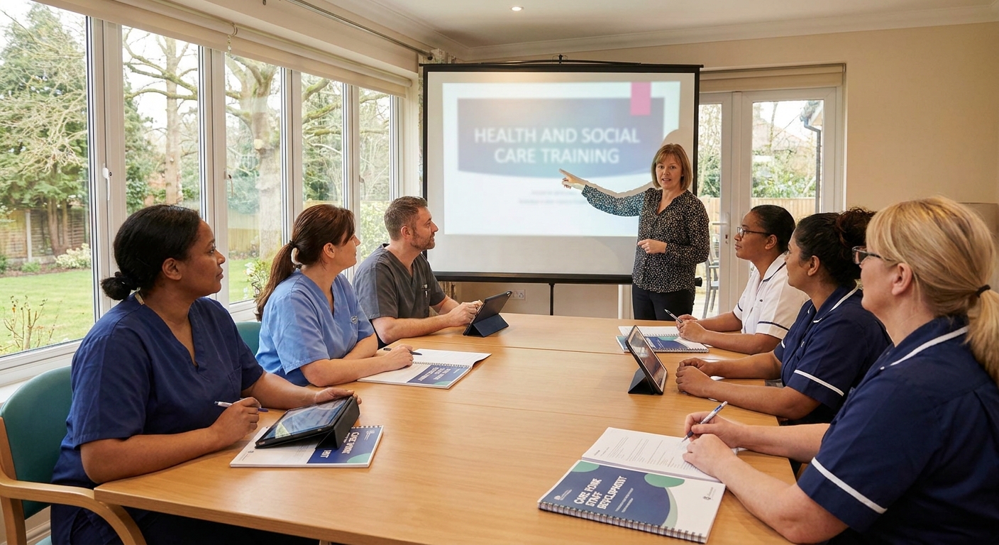 Health and social care course for care home staff