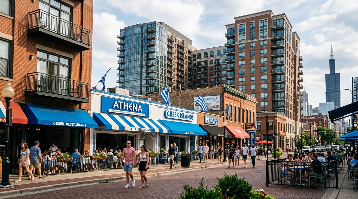 Apartments near Greektown Chicago for weekend dining