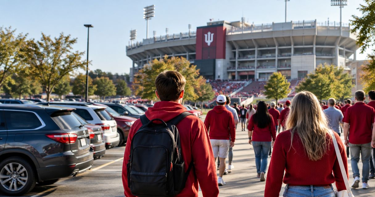 Is walking-distance parking worth the extra cost at IU football?
