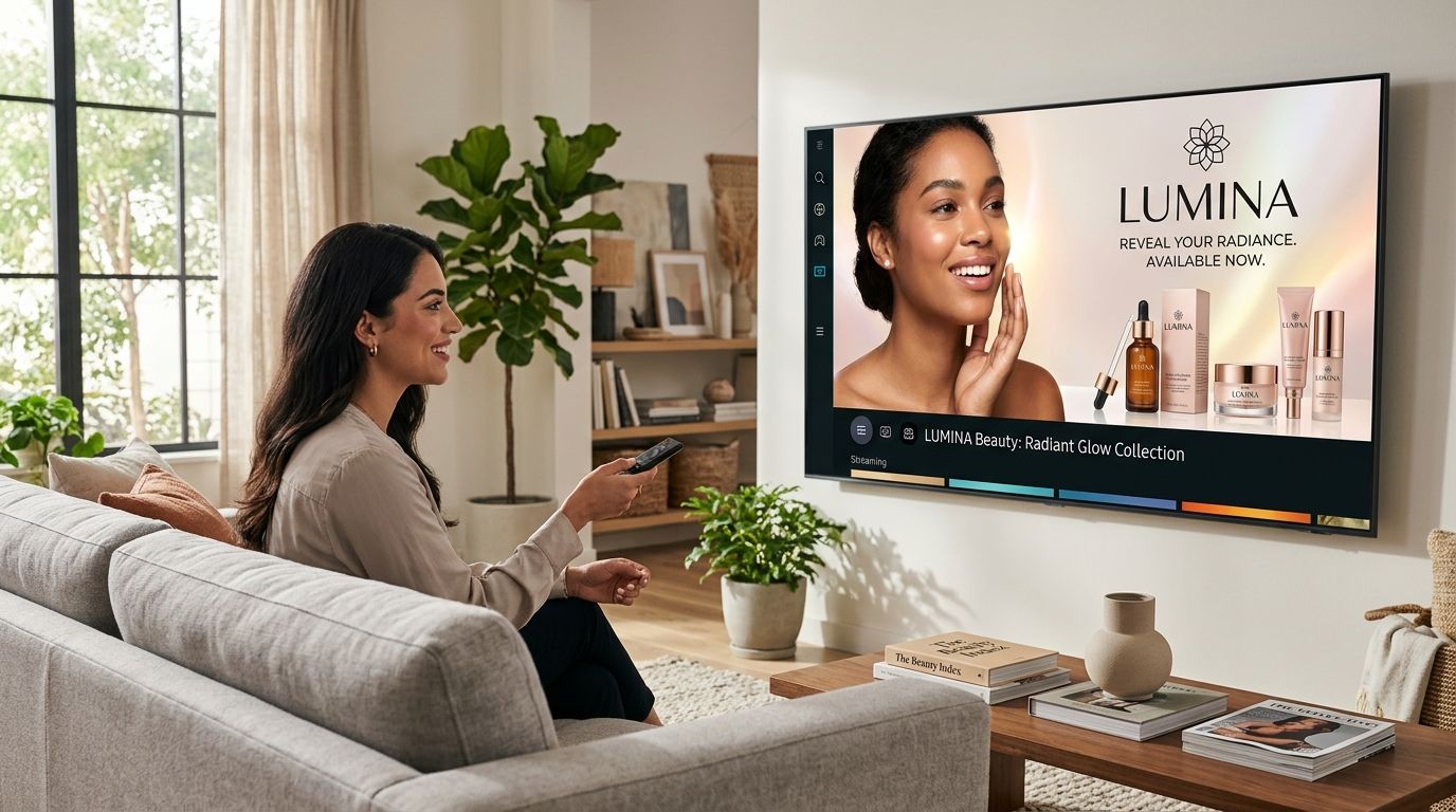 How to run Connected TV ads for a beauty brand launch