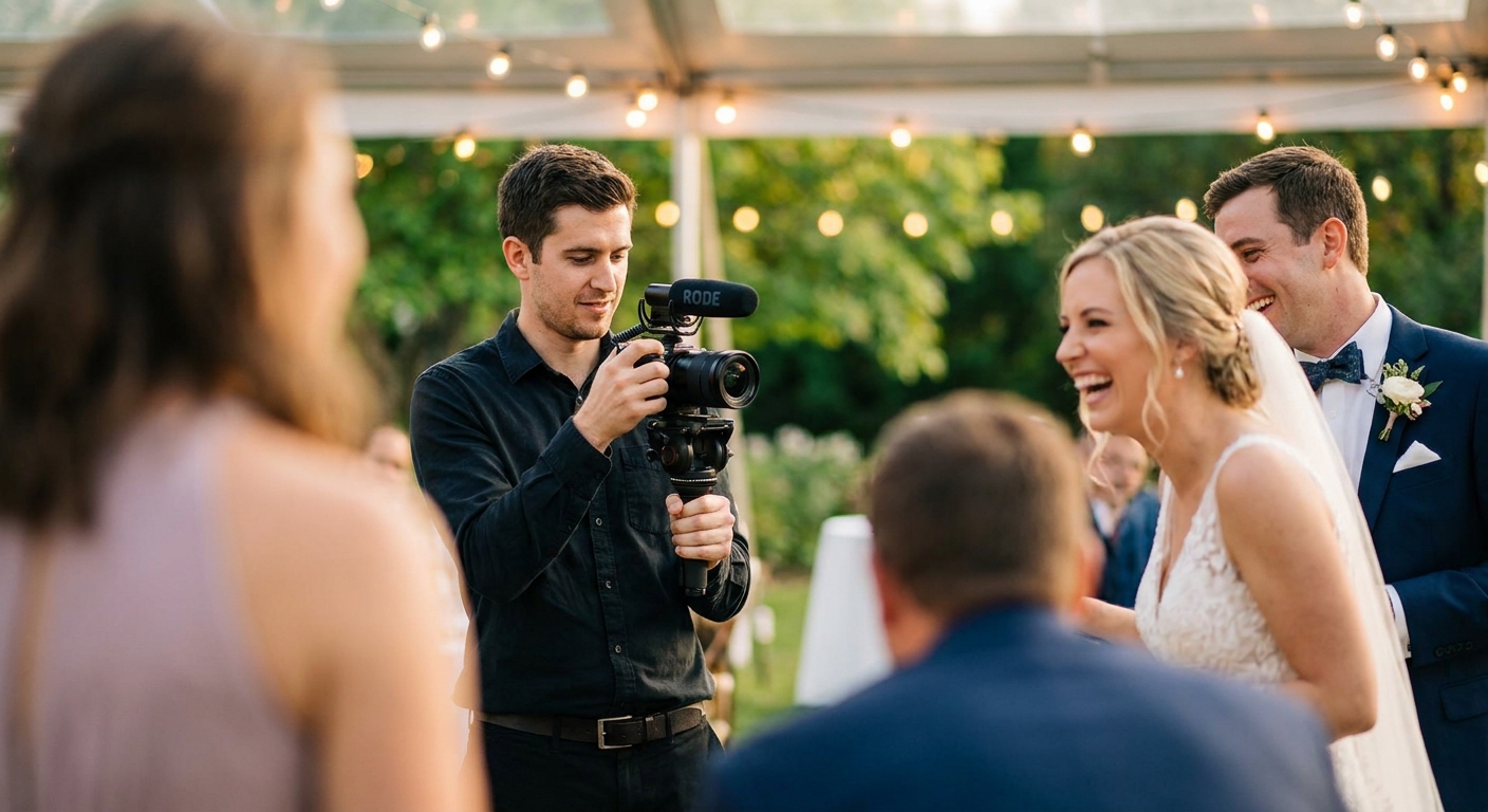 Wedding videography for documentary-style films