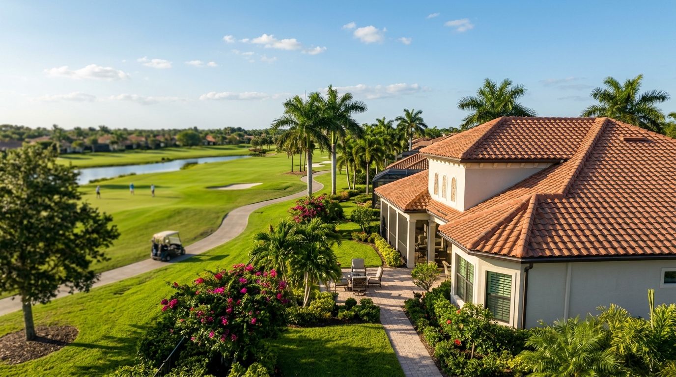 Roofing for golf course community homes in SW Florida