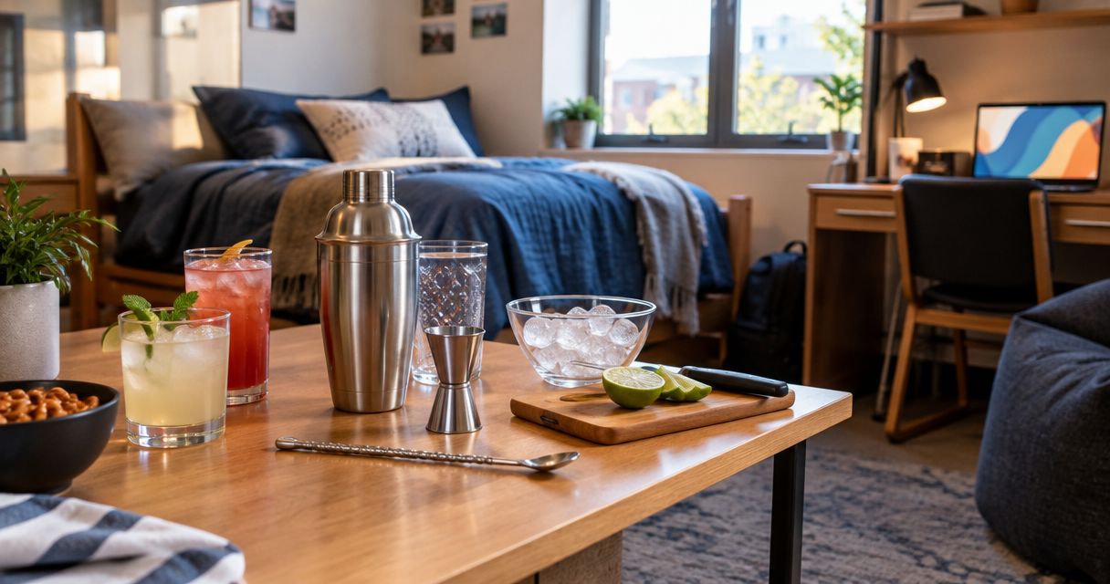 Barware for college dorm rooms: complete 2026 guide