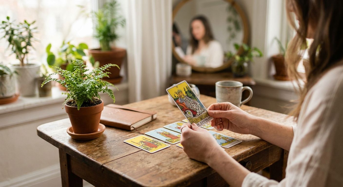 Tarot reading for body image and self-acceptance