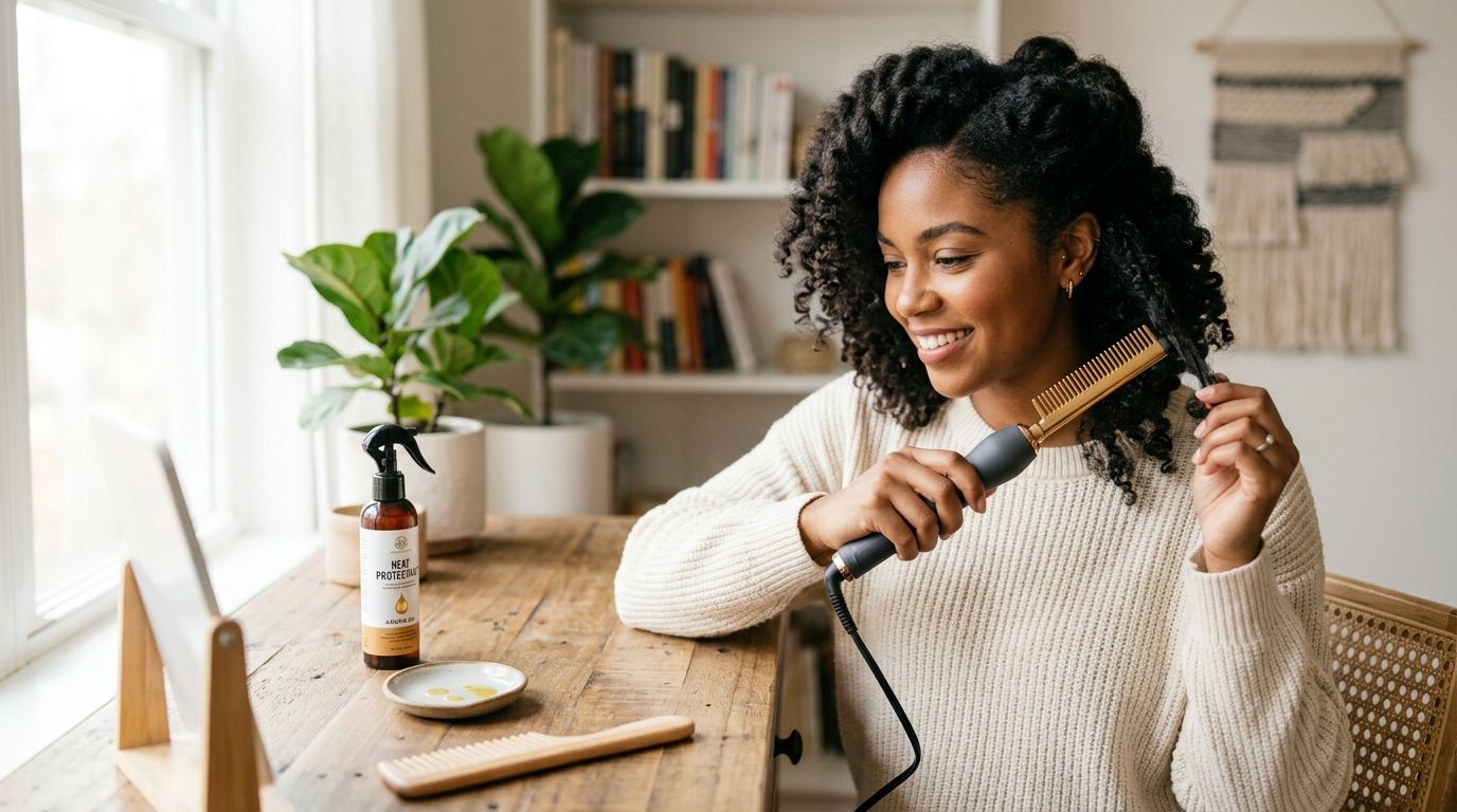 How to pick the right hot comb temperature for your hair type